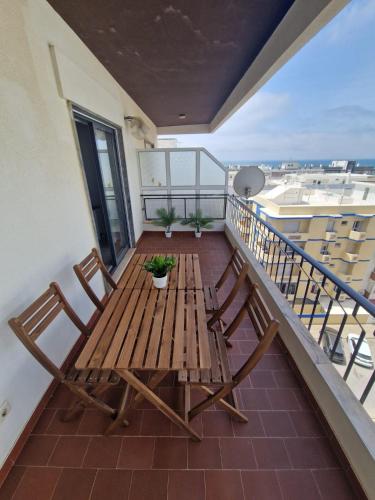 Quarteira flat AC balcony and view