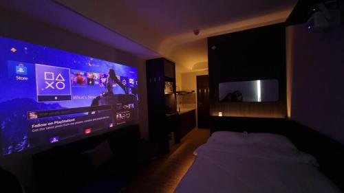 Chill spot with Projector and PS4