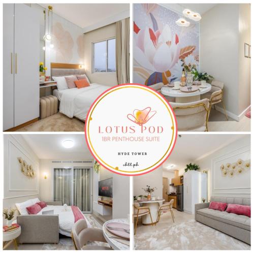 LotusPod 1BR Penthouse at Cebu Park Residences - FREE Parking, Near Ayala, IT Park, IEC Convention