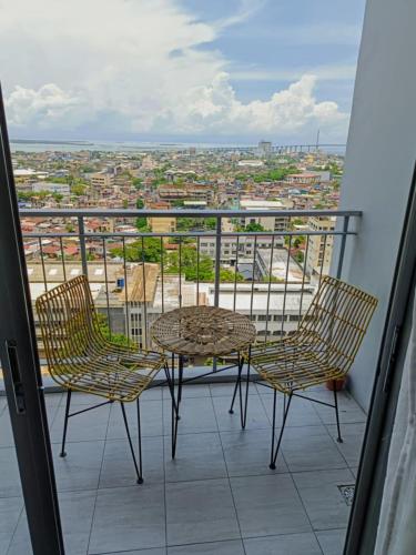 Sea View Condo with Balcony Near Ayala