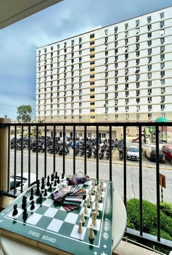 Studio Retreat with Balcony and Pool