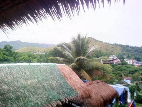 Hilltop chalet, with AC, private bathroom, kitchen & balcony with views