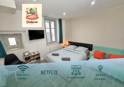 L'endormi - Centre ville - WIFI et NETFLIX