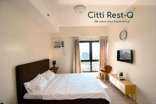 City Stay Front Trinoma Mall Wi-Fi & Netflix Free