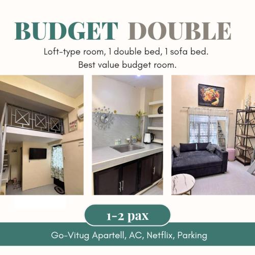 Go-Vitug Apartell, 2-8 pax, AC, Netflix, Parking