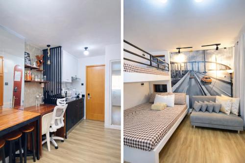 Antara-QueenBed-Balcony-HotShower-WorkStation-WashingMachine-FullKitchen