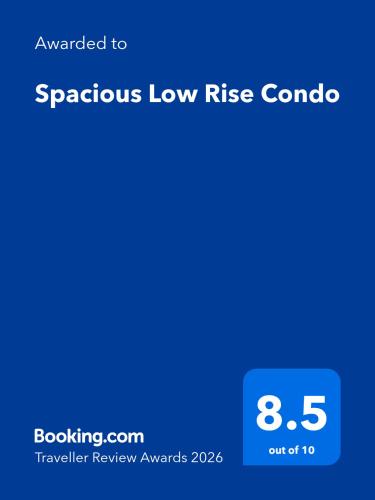 Spacious Low Rise Condo