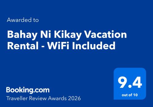 Bahay Ni Kikay Vacation Rental - WiFi Included